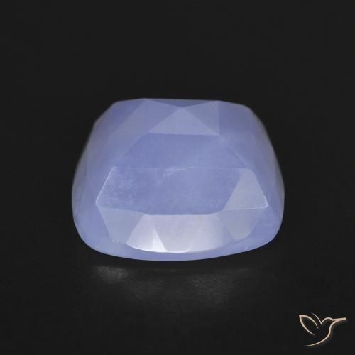 Chalcedony Gemstone in 12 x 12 mm (calibrated) Size for Sale, Chalcedony Stone in Purplish Blue Color