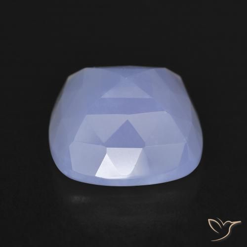 Chalcedony Gemstone in 12 x 12 mm (calibrated) Size for Sale, Chalcedony Stone in Purplish Blue Color