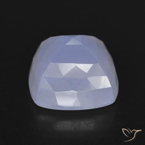 Chalcedony Gemstone in 12 x 12 mm (calibrated) Size for Sale, Chalcedony Stone in Purplish Blue Color