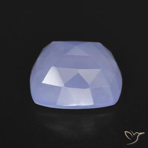 Chalcedony Gemstone in 12 x 12 mm (calibrated) Size for Sale, Chalcedony Stone in Purplish Blue Color