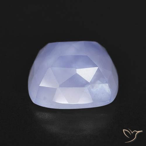 Chalcedony Gemstone in 12 x 12 mm (calibrated) Size for Sale, Chalcedony Stone in Purplish Blue Color