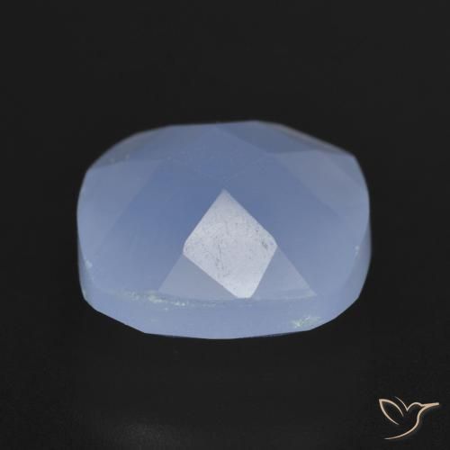 Chalcedony Gemstone in 12 x 12 mm (calibrated) Size for Sale, Chalcedony Stone in Purplish Blue Color