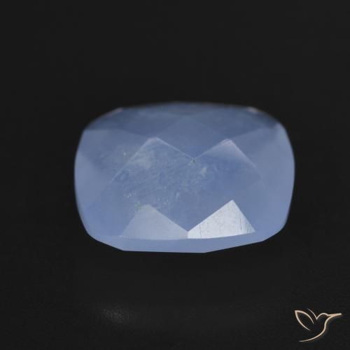 Chalcedony Gemstone in 12 x 12 mm (calibrated) Size for Sale, Chalcedony Stone in Purplish Blue Color