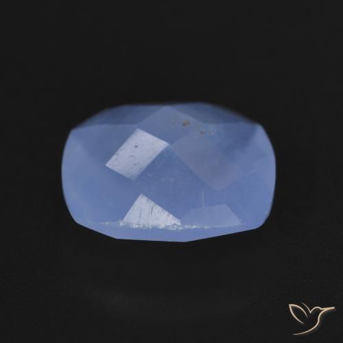 Chalcedony Gemstone in 12 x 12 mm (calibrated) Size for Sale, Chalcedony Stone in Purplish Blue Color