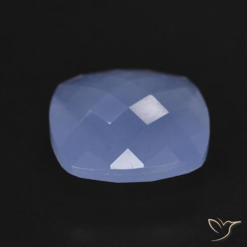 Chalcedony Gemstone in 12 x 12 mm (calibrated) Size for Sale, Chalcedony Stone in Purplish Blue Color