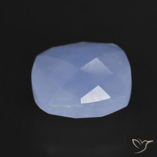 Chalcedony Gemstone in 12 x 12 mm (calibrated) Size for Sale, Chalcedony Stone in Purplish Blue Color