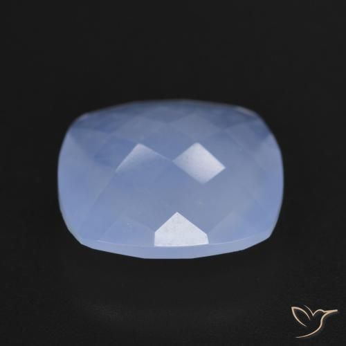 Chalcedony Gemstone in 12 x 12 mm (calibrated) Size for Sale, Chalcedony Stone in Purplish Blue Color
