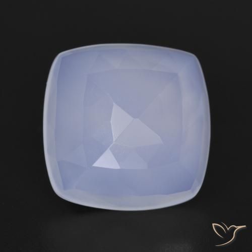 6.05ct Natural Light Violet Chalcedony, Cushion, Translucent
