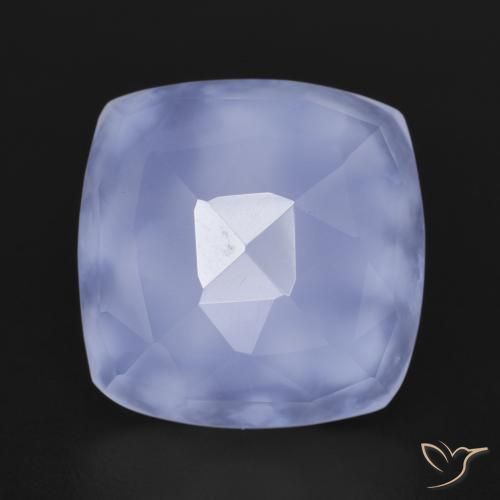 7.19ct Natural Royal Violet Chalcedony, Cushion, Translucent