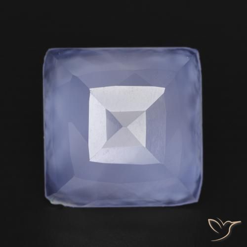 6.74ct Natural Royal Violet Chalcedony, Square, Translucent