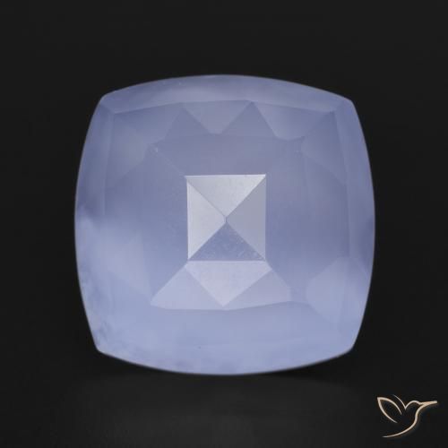 6.96ct Natural Royal Violet Chalcedony, Cushion, Translucent
