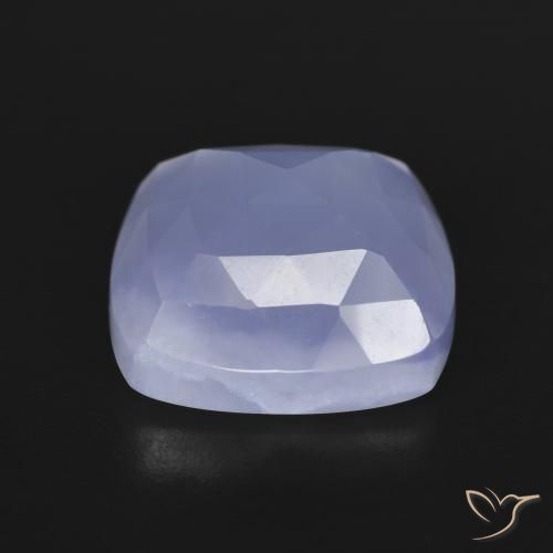 Chalcedony Gemstone in 12 x 12 mm (calibrated) Size for Sale, Chalcedony Stone in Royal Violet Color