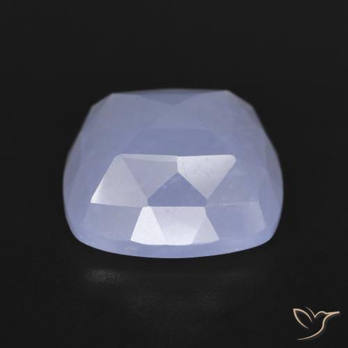 Chalcedony Gemstone in 12 x 12 mm (calibrated) Size for Sale, Chalcedony Stone in Bluish Violet Color