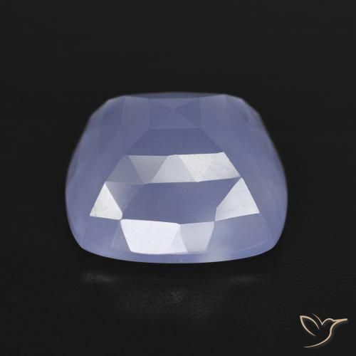 Chalcedony Gemstone in 12 x 12 mm (calibrated) Size for Sale, Chalcedony Stone in Bluish Violet Color
