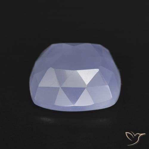 Chalcedony Gemstone in 12 x 12 mm (calibrated) Size for Sale, Chalcedony Stone in Bluish Violet Color