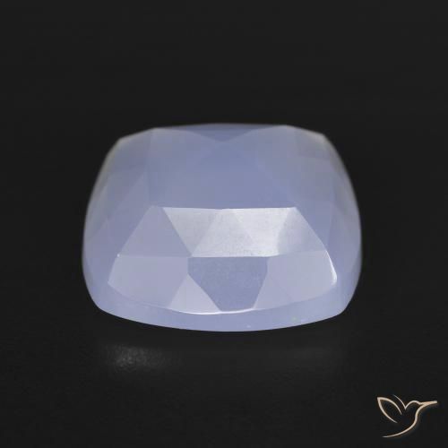 Chalcedony Gemstone in 12 x 12 mm (calibrated) Size for Sale, Chalcedony Stone in Purplish Blue Color