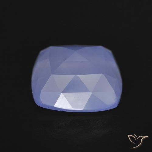 Chalcedony Gemstone in 12 x 12 mm (calibrated) Size for Sale, Chalcedony Stone in Purplish Blue Color