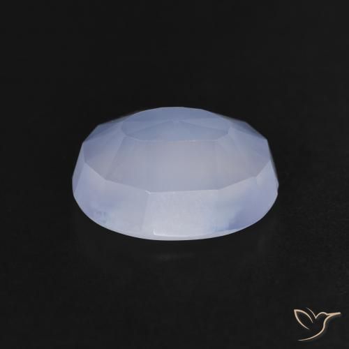Chalcedony Gemstone in 11 x 9 mm (calibrated) Size for Sale, Chalcedony Stone in Purplish Blue Color