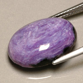 Charoite Gemstone in 18 x 13 mm (calibrated) Size for Sale, Charoite Stone in Violet Color