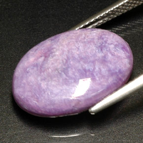 Charoite Gemstone in 18 x 13 mm (calibrated) Size for Sale, Charoite Stone in Violet Color