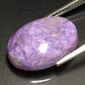 Charoite Gemstone in 18 x 13 mm (calibrated) Size for Sale, Charoite Stone in Violet Color