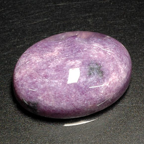 11.13 ct Violet Charoite Gemstone, Charoite Gem in Oval Cabochon Shape for Sale.