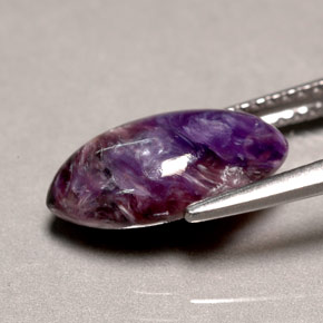 Charoite Gemstone in 12.7 x 7.7 mm Size for Sale, Charoite Stone in Violet Color