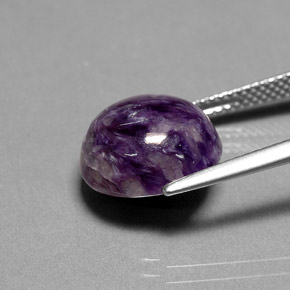Charoite Gemstone in 12 mm (calibrated) Size for Sale, Charoite Stone in Violet Color