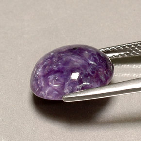 Charoite Gemstone in 12 mm (calibrated) Size for Sale, Charoite Stone in Violet Color