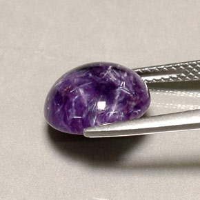 Charoite Gemstone in 11 mm (calibrated) Size for Sale, Charoite Stone in Violet Color