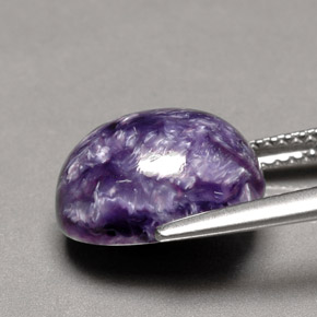 Charoite Gemstone in 12 x 10 mm (calibrated) Size for Sale, Charoite Stone in Violet Color