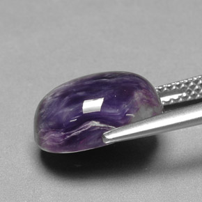 Charoite Gemstone in 12.2 x 9.4 mm Size for Sale, Charoite Stone in Violet Color