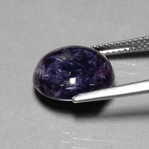 Charoite Gemstone in 12 mm (calibrated) Size for Sale, Charoite Stone in Violet Color
