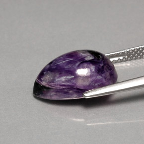 Charoite Gemstone in 14 x 10.3 mm Size for Sale, Charoite Stone in Violet Color