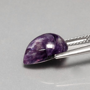 Charoite Gemstone in 11.7 x 9 mm Size for Sale, Charoite Stone in Violet Color