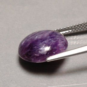 Charoite Gemstone in 13 mm (calibrated) Size for Sale, Charoite Stone in Violet Color