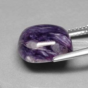 Charoite Gemstone in 11.9 x 11.7 mm Size for Sale, Charoite Stone in Violet Color