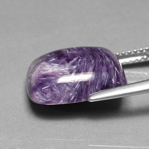 Charoite Gemstone in 13.8 x 11.1 mm Size for Sale, Charoite Stone in Violet Color