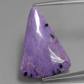 7.32 ct Violet Charoite Gemstone, Charoite Gem in Fancy Cabochon Shape for Sale.
