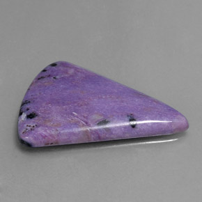 7.32 ct Violet Charoite Stone, Natural Charoite in Fancy Cabochon Shape for Sale