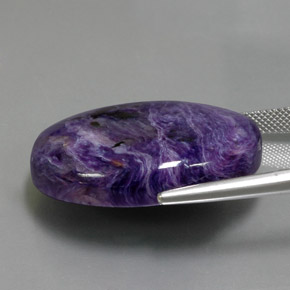 Charoite Gemstone in 31.6 x 24.9 mm Size for Sale, Charoite Stone in Violet Color