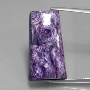 32.72 ct Baguette Charoite, 27.3 x 14.9 mm From Russia, Photo A
