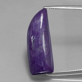 14.40 ct Violet Charoite Gemstone, Charoite Gem in Fancy Cabochon Shape for Sale.