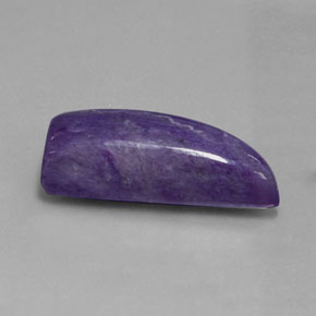 14.40 ct Violet Charoite Stone, Natural Charoite in Fancy Cabochon Shape for Sale