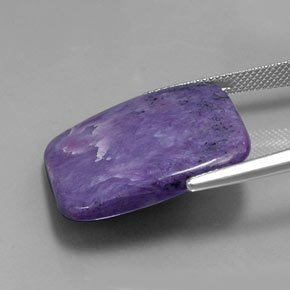 Charoite Gemstone in 25.3 x 22.8 mm Size for Sale, Charoite Stone in Violet Color