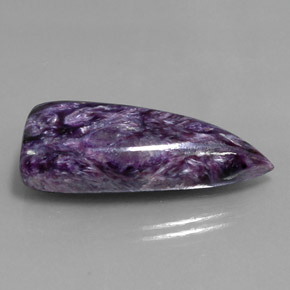 27.21 ct Violet Charoite Stone, Natural Charoite in Fancy Cabochon Shape for Sale