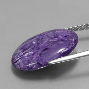 Charoite Gemstone in 25.1 x 20.1 mm Size for Sale, Charoite Stone in Violet Color