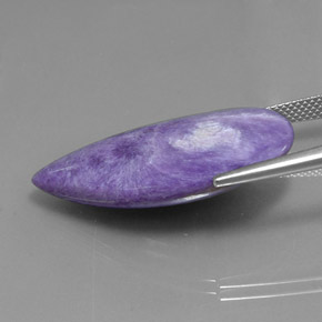 Charoite Gemstone in 30.5 x 17 mm Size for Sale, Charoite Stone in Violet Color