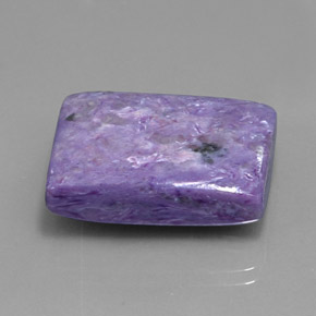 32.07 ct Violet Charoite Stone, Natural Charoite in Fancy Cabochon Shape for Sale