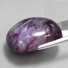 Charoite Gemstone in 28.5 x 26.1 mm Size for Sale, Charoite Stone in Violet Color